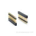 2,0 mm Cabeçalho feminino Linha dupla reta 50p